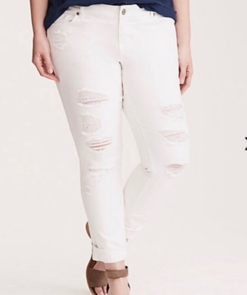 Torrid Denim - NEW Torrid Distressed Skinnies